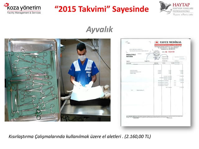 Haytap 2015 Takvimleri Sayesinde Yapılanlar