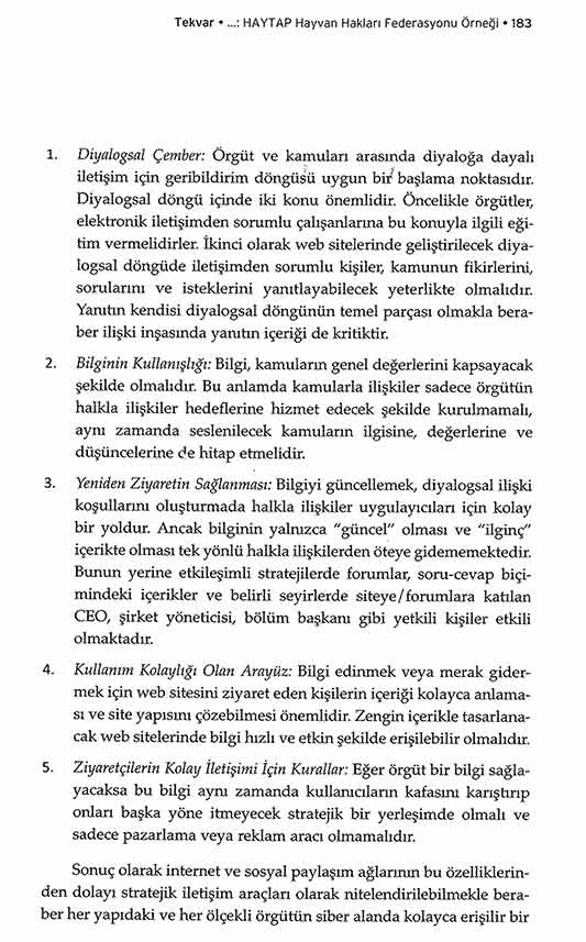 Ankara Üniversitesi İletişim Araştırmaları’nda HAYTAP’ın Halkla İlişkiler ve Sosyal Medya Algısına İlişkin Makale