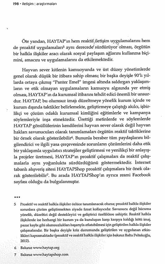 Ankara Üniversitesi İletişim Araştırmaları’nda HAYTAP’ın Halkla İlişkiler ve Sosyal Medya Algısına İlişkin Makale