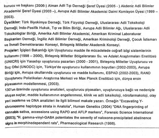 Prof. Dr. Sevil Atasoy : 5199 Kabahatler Yasasından Çıkarılmalı . Bilimsel Rapor